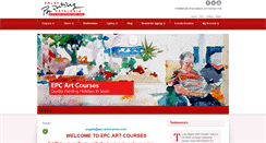 Desktop Screenshot of epc-artcourses.com